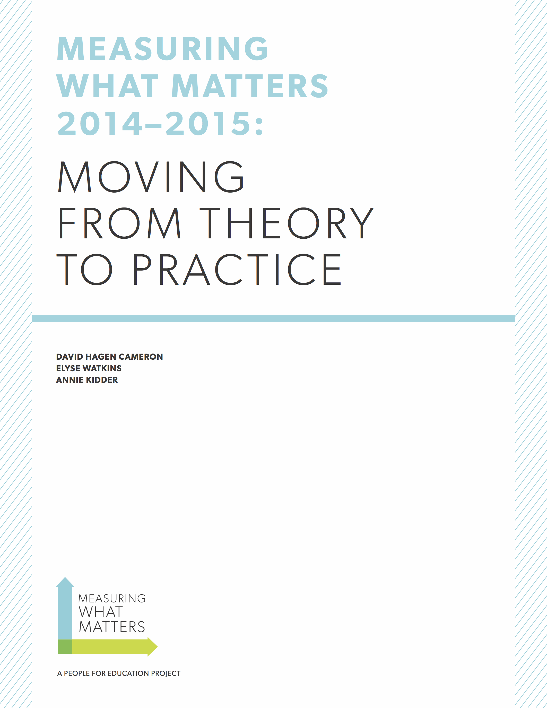 Measuring What Matters: Moving from theory to practice - People for ...